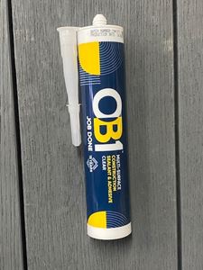 Picture of OB1 Tube Clear 290ml 
multi surface construction sealant & adhesive 