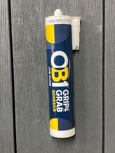Picture of OB1 Tube Grip & Grab 290ml 
multi surface construction sealant & adhesive White