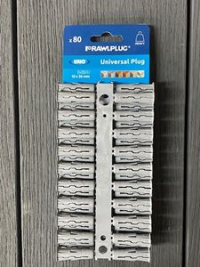Picture of Rawlplug UNO Plugs Grey (card 80)