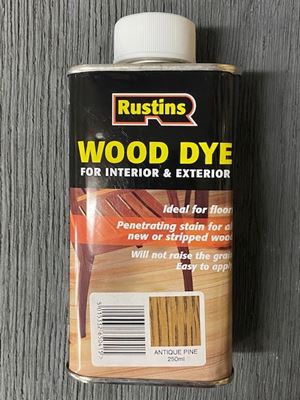 Picture of 250ml Antique Pine Wood Dye Rustins