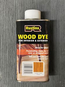 Picture of 250ml Light Teak Wood Dye Rustins