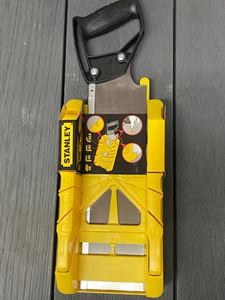 Picture of Stanley plastic Mitre Box with free saw incl
1-19-800