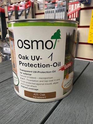 Picture of 2.5ltr Osmo UV Protection Oil Oak 425
For External Joinery