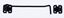 Picture of Cabin Hook BLK 203mm