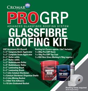 Picture of Cromar GRP 13m2 Kit - Price Includes addittional Cost of 20kg Resin