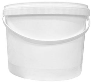 Picture of Cromar 10ltr White Plastic Tub (no lids required)