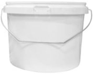 Picture of Cromar 5ltr White Plastic Tub (no lids required)