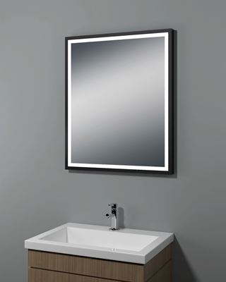 Picture of UTAH 60 Mirror with Black Frame & Integrated Lights600x700x30mm