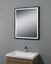 Picture of UTAH 60 Mirror with Black Frame & Integrated Lights600x700x30mm