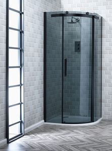 Picture of ASCENT Premier Roller Quadrant Enclosure RH - Smoked Glass900x900x2000mm