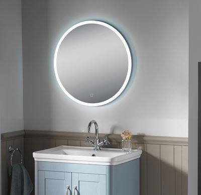 Picture of Radius Round Mirror with Led Light 600mm Round