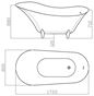 Picture of VIENNA Freestanding Bath & White Feet1720x800