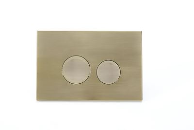 Picture of OHIO Push Button Flush Plate - Brushed Brass