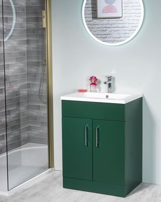 Picture of MONICA 60 2-Door Base Unit - Forest Green 590x450x800mm