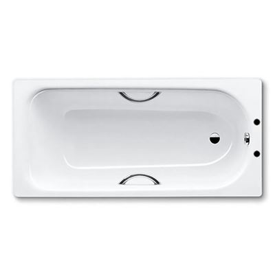 Picture of 1700x700 2tap Steel Bath Eurowa with grips