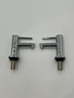 Picture of dart basin taps; pair