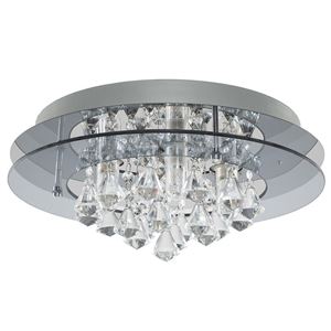 Picture of ROMANO IP44 BATHROOM CEILING LIGHT G9 25WK5 CRYSTAL G9 25WSUN