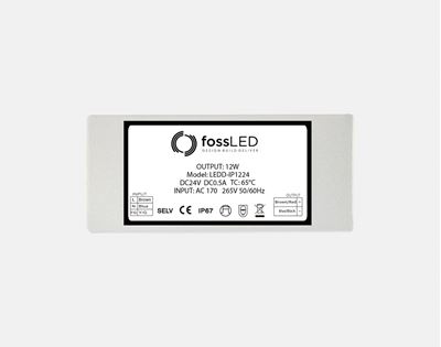 Picture of 12W DC LED DRIVER 24V IN IP67NON DIMMABLE