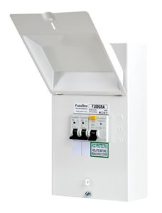 Picture of GARAGE UNIT C/W 63A 30MA RCD 16A AND 6A MCB FUSEBOX