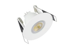 Picture of EVOFIRE MINI FIRE RATED DOWNLIGHT 45MM CUTOUT IP65 WHITE ROUND INTEGRAL