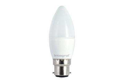 Picture of LED CANDLE BC 5.6W DIMMABLE 2700K WARM WHITEFROSTED  470LMINTEGRAL
