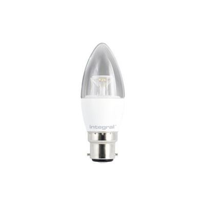 Picture of LED CANDLE BC 5.6W DIMMABLE 2700K WARM WHITECLEAR  470LMINTEGRAL
