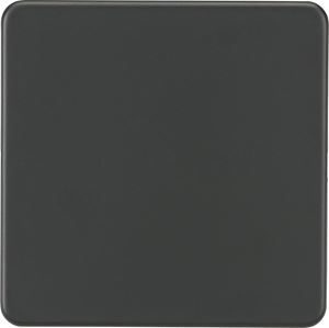 Picture of Screwless 1G Blanking Plate - Anthracite