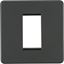 Picture of Screwless 1G Modular Faceplate - Anthracite