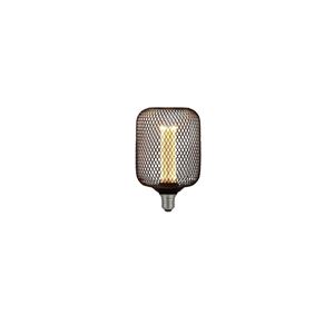 Picture of WIRE MESH EFFECT DRUM LAMP - BLACK METAL