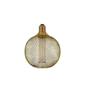 Picture of WIRE MESH EFFECT GLOBE LAMP - GOLD METAL
