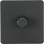 Picture of Screwless 1G 2-way 10-200W (5-150W LED) trailing edge dimmer - Anthracite