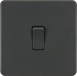 Picture of Screwless 20A 1G DP Switch - Anthracite