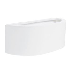 Picture of PLANTER WHITE GLAZE WALL LIGHT - PAINT ME