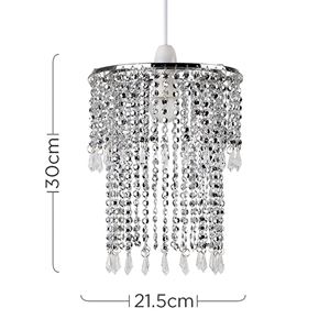 Picture of CHROME ACRYLIC BEAD  SHADE SUN