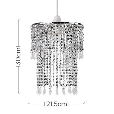 Picture of CHROME ACRYLIC BEAD  SHADE SUN