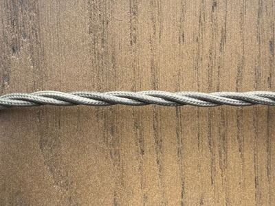 Picture of CB/375/GREY3 CORE TWISTED GREY CABLE 0.75