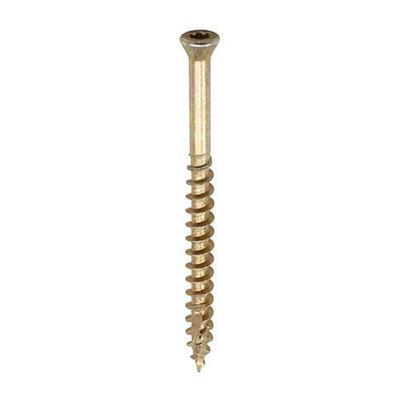 Picture of C2 Tongue-Fix - TX - Reduced Countersunk - Twin-Cut - Yellow 3.5 x 45