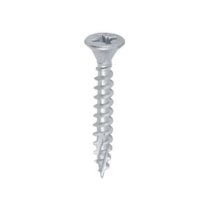 Picture of C2 Exterior Strong-Fix - PZ - Double Countersunk with Ribs - Twin-Cut - Silver 4.0 x 30