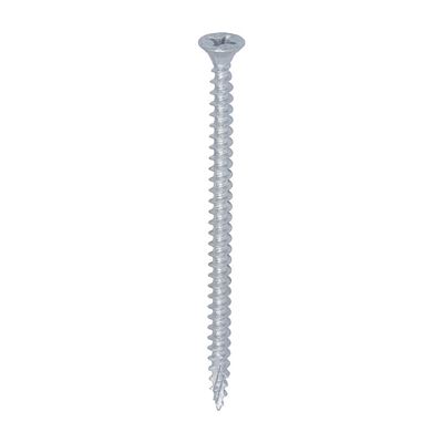 Picture of C2 Exterior Strong-Fix - PZ - Double Countersunk with Ribs - Twin-Cut - Silver 4.0 x 70