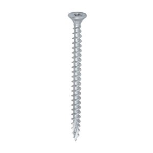 Picture of C2 Exterior Strong-Fix - PZ - Double Countersunk with Ribs - Twin-Cut - Silver 5.0 x 70