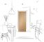 Picture of Internal Oak Salerno1981 x 610 x 35mm (24")