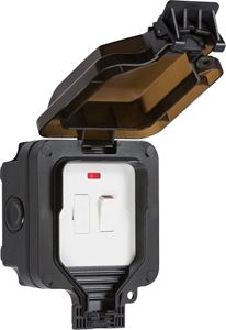 Picture of IP66 13A switched fused spur unit with neon