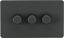 Picture of 3G 2-way 10-200W (5-150W LED) Trailing Edge Dimmer - Anthracite