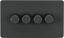 Picture of 4G 2-way 10-200W (5-150W LED) Trailing Edge Dimmer - Anthracite