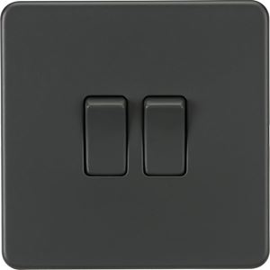 Picture of 10AX 2G 2-way Switch - Anthracite