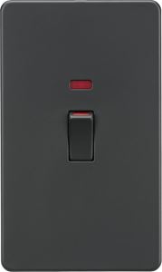 Picture of 45A DP Switch with Neon (2G size) - Anthracite
