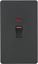 Picture of 45A DP Switch with Neon (2G size) - Anthracite