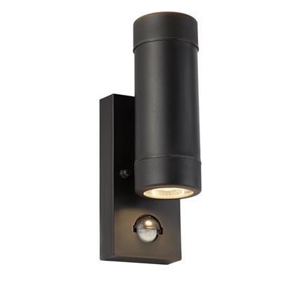 Picture of COASTAL OUTDOOR 2LT WALL LIGHT - BLACK POLYCARBONATE