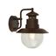 Picture of STATION OUTDOOR WALL LIGHT - RUSTIC BROWN METAL & GLASS