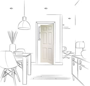 Picture of Internal White Moulded Colonist 6 Panel Bi-Fold (30")1947 x 375 x 34mm (30")